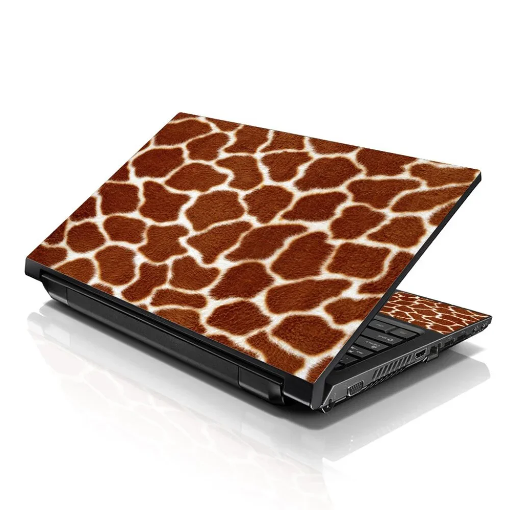 LSS 15.6 & 17.3 Inches Laptop Notebook Skin Sticker Decal - Giraffe Print